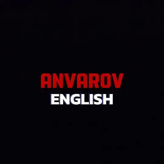 ANVAROV ENGLISH sensei