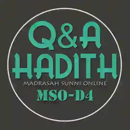 Nota Q&A Hadith ️ MSO-D4