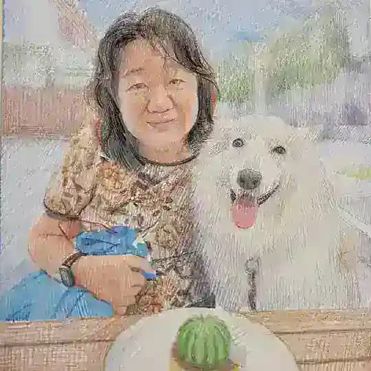 彩绘画画 铅笔素描 人设套图