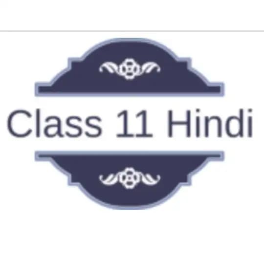 Class 11th Hindi