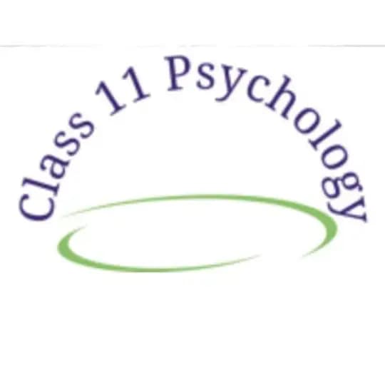 Class 11th Psychology