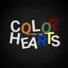COLOR OUTSIDE THE HEARTS.
