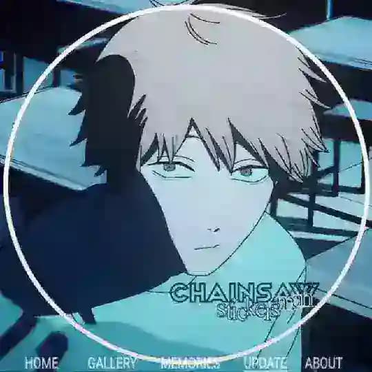 РЕСТ Человек-Бензопила стикеры Chainsaw Man stickers