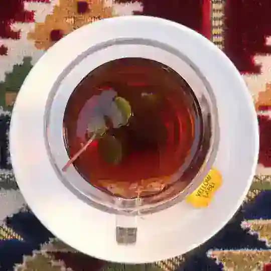 كوب شاي.
