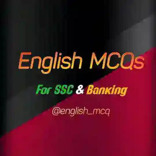 English MCQs