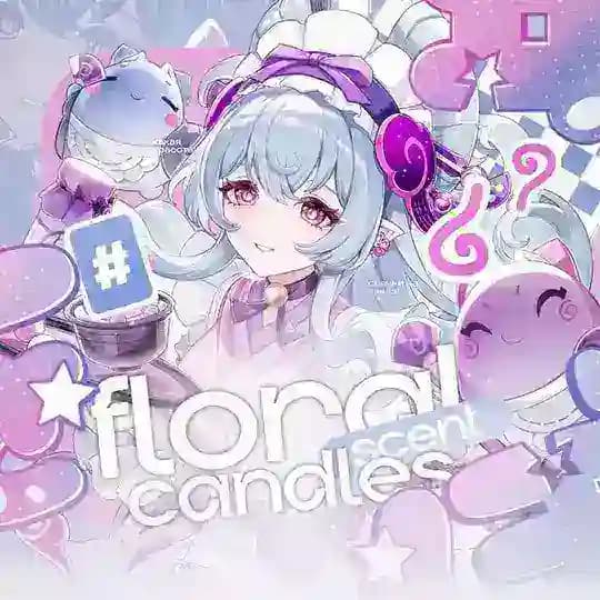 Floral scent candles🌸/магазин свечей и маленьких радостей