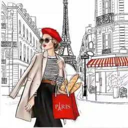 French Cartoon Profile