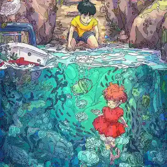 Gake no ue no ponyo sub Indonesia