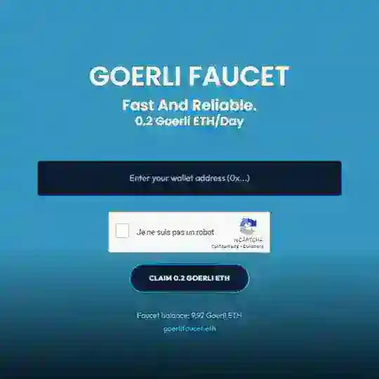 GoerliFaucet.org - AntiBot Portal