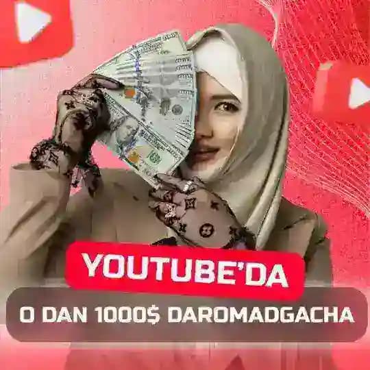 13-14 Noyabr | Youtubeda 1000$ topish | Bepul webinar