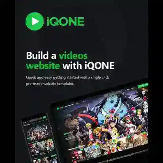 iQONE - Video and Movie Blogger Template
