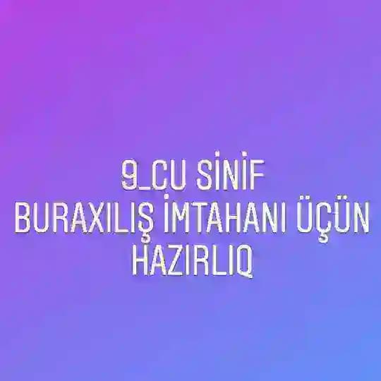 9cu_sinif buraxılış📝📚📖 Profile