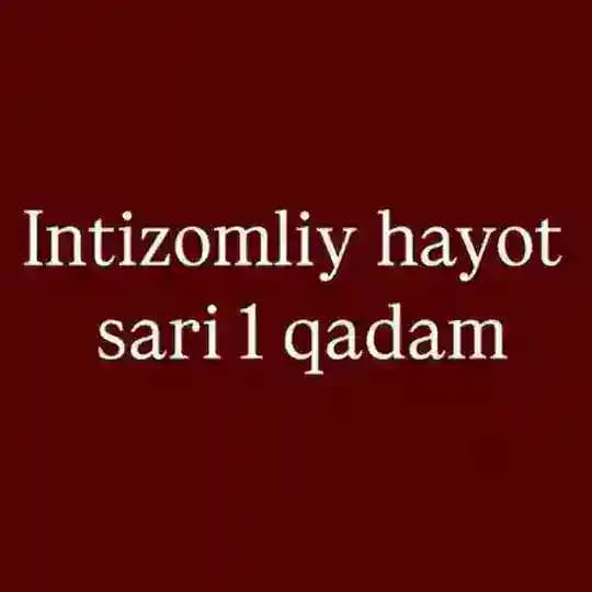 INTIZOMLI HAYOT ️|