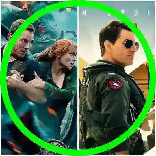 Top Gun Maverick Jurassic World