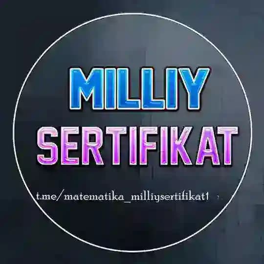 Matematika Milliy Sertifikat || Bunyodbek Hasanov