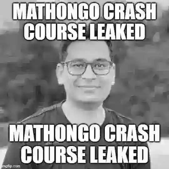 Mathongo 2025 JEE MAINS CRASH COURSE