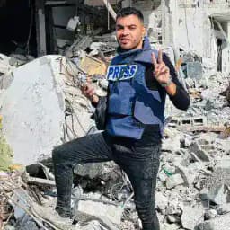 الصحفي معاذ الهمص Profile