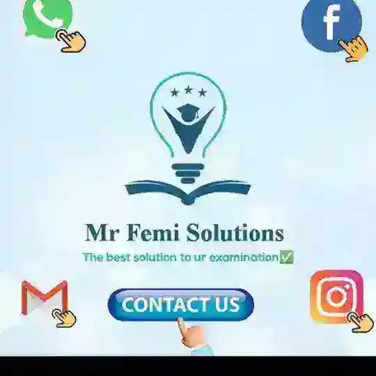 MR FEMI SOLUTIONS UPDATES🎓👑👑