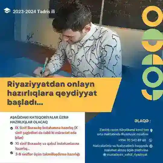 Elektron Vəsaitlər Riyaziyyat 📝✍️ Profile