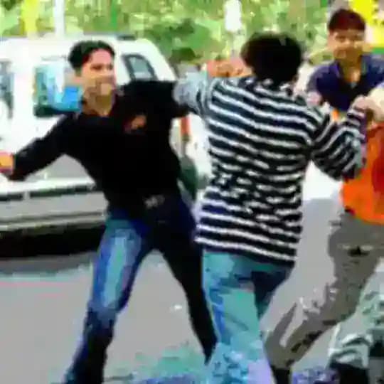 Indian People Fighting
