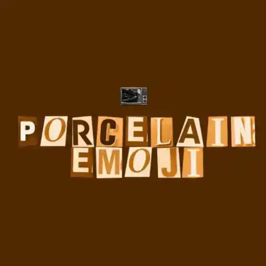 реклама в porcelain emoji