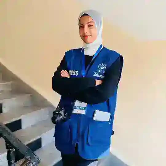 الصحفية أيه أبو تيم 🎤📸