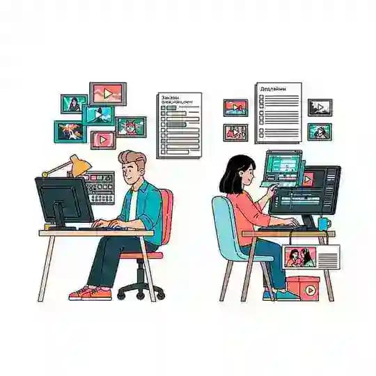 Видеомонтаж / AI - ВАКАНСИИ 🎬