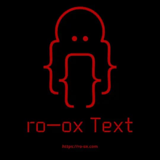 Ro-ox Text