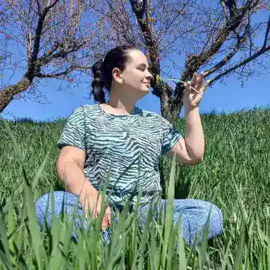 Кубанский сад: персики, куры и я 🍑