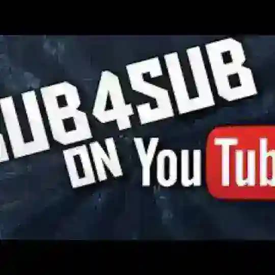 SUB4SUB ON YOUTUBE 100%