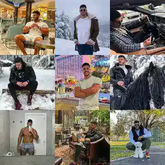 套图 人设 素材【欧洲男】带IG