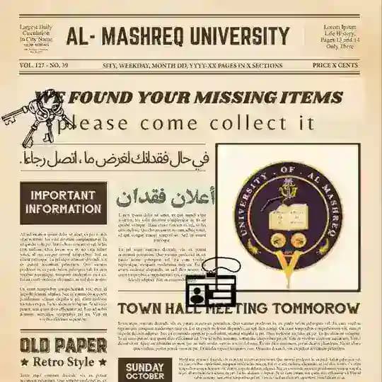 الأشياء المفقودة.