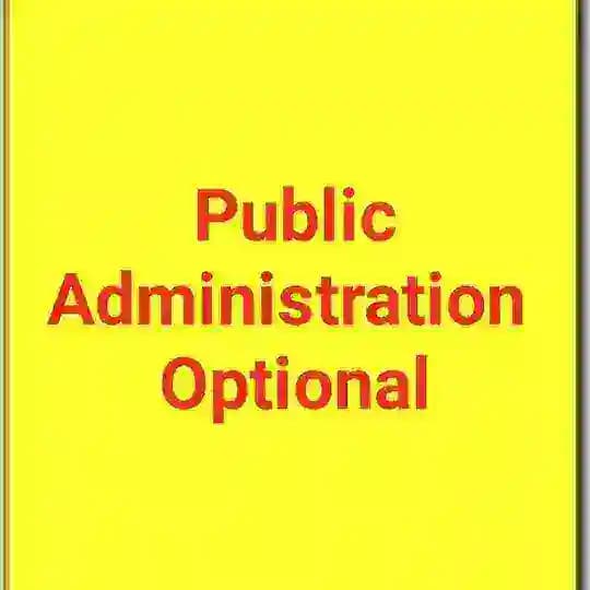 UPSC Toppers Public Administration Optional Material