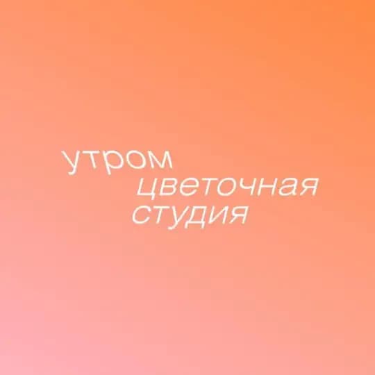 УТРОМ ✿