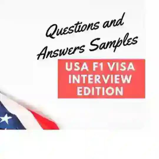 F1 Visa interview question🇺🇸🇺🇸🇺🇸