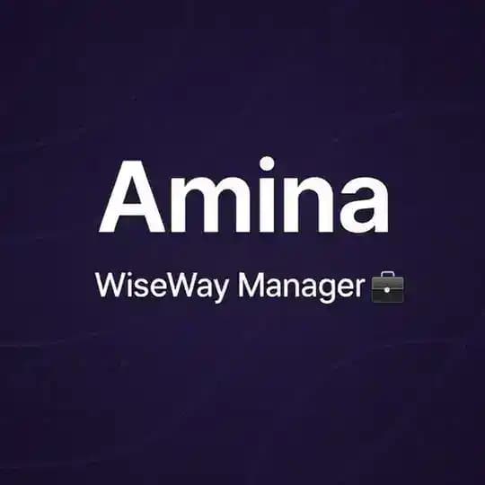 Amina | WiseWay Manager ๐ผ