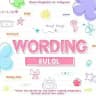 ৎ ˖ ࣪ ׅ wording bulol 𐦍 ˖