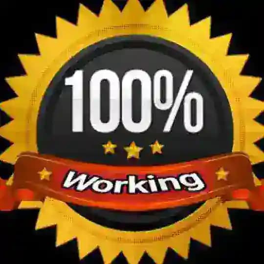 1️⃣0️⃣0️⃣% Working