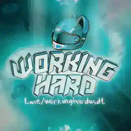 Wor4king hard