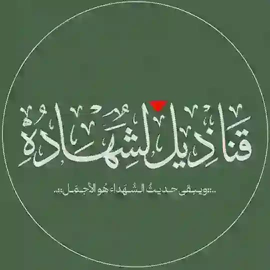 قناديل الشهادة..🔻