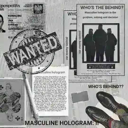 MASCULINE HOLOGRAM: II, WHO'S BEHIND?