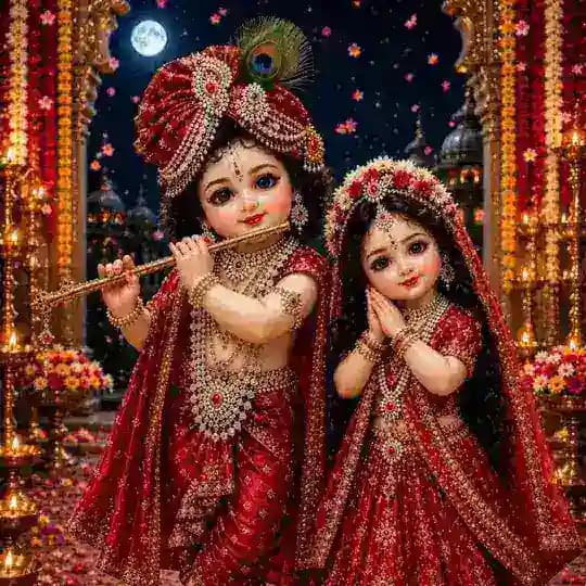 ✿༺ श्री राधाकृष्ण ༻✿ Radha Krishna