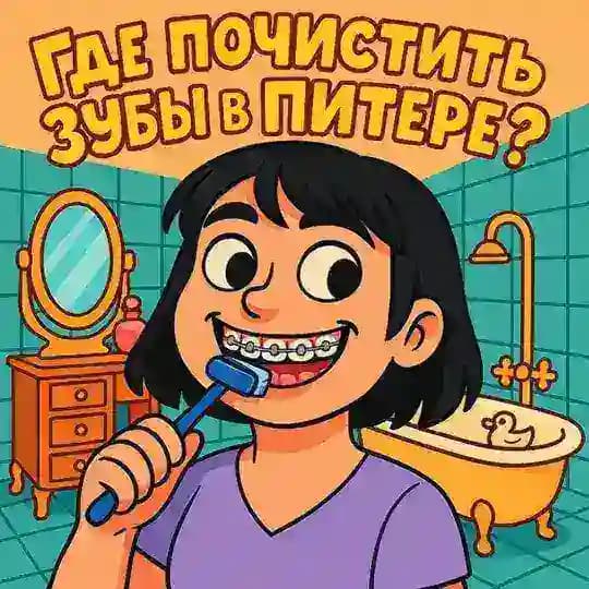 Где почистить зубы в Питере 🪥