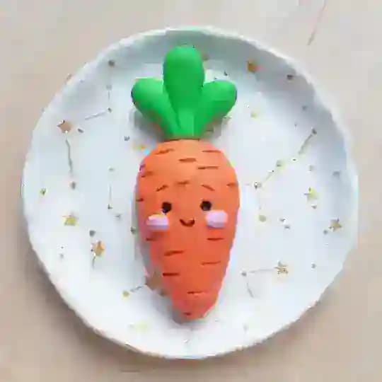 тарелка с морковкой🥕