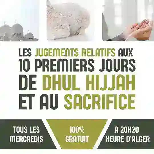 Jugements relatifs à Dhul Hijjah et au sacrifice