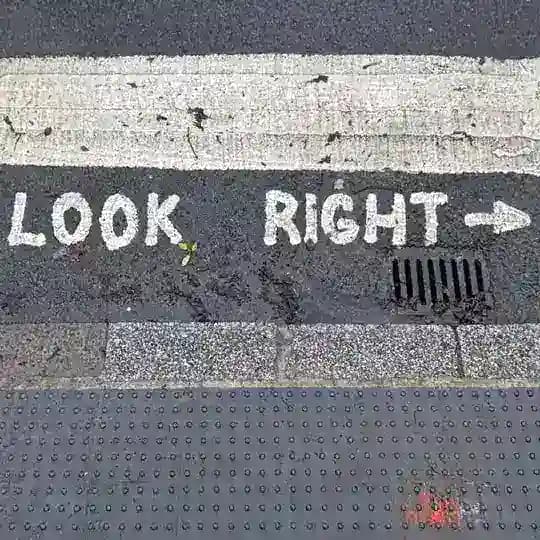 Look right >