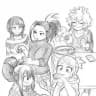 MHA UA girls sketch zine