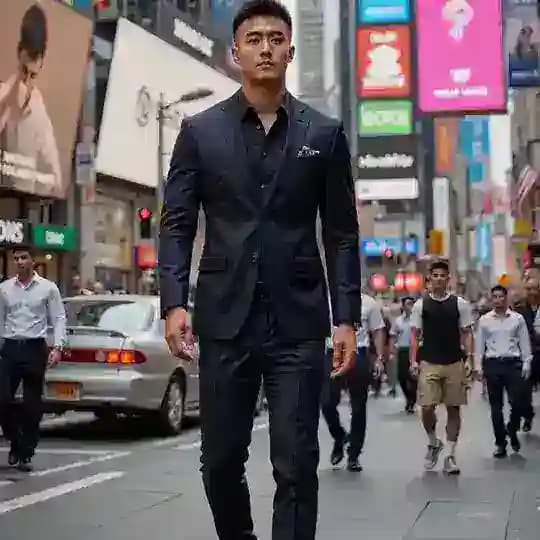 亚洲男证件套图/人设包装/三方素材