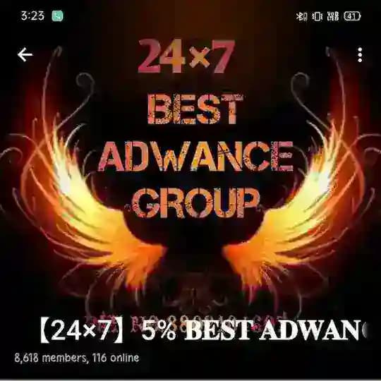 [24×7] 5% BEST ADVANCE GROUP 💪 Profile