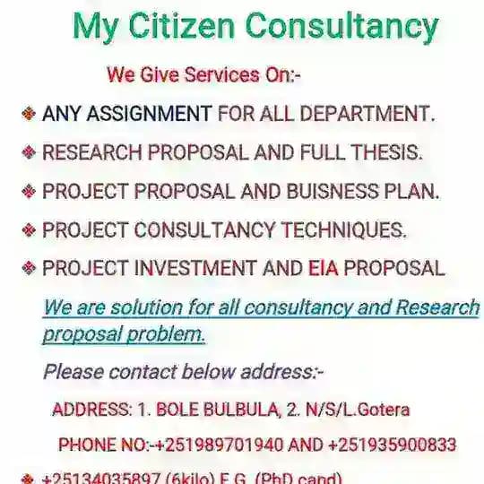 MY CITIZEN CONSULTANCY Profile